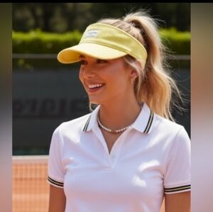 NEW! rag & bone Hats Addison visor Bright Yellow NWT 12.20